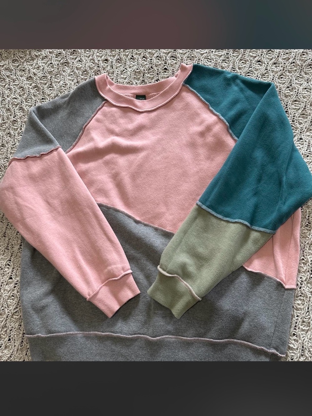 Wild Fable Color Block Crewneck Sweatshirt
